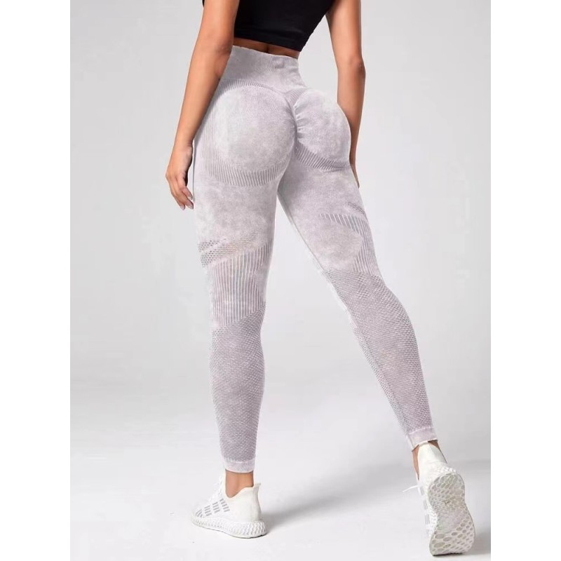 Yoga Pants Factory - Hollow Seamless Body Shaping Hip-Lifting