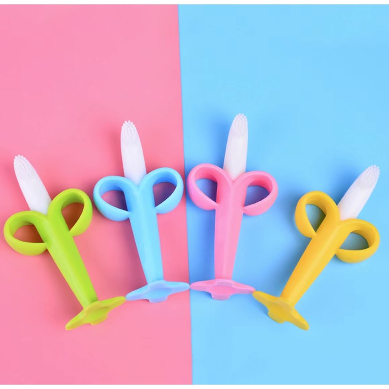 Baby Teether Factory - BPA Free Banana Massaging Toothbrush