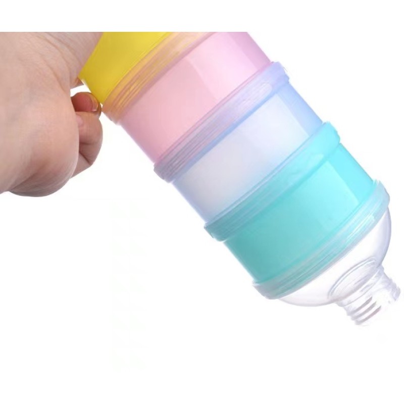 Baby Milk Powder Container Factory - 4 Layer Plastic Colorful