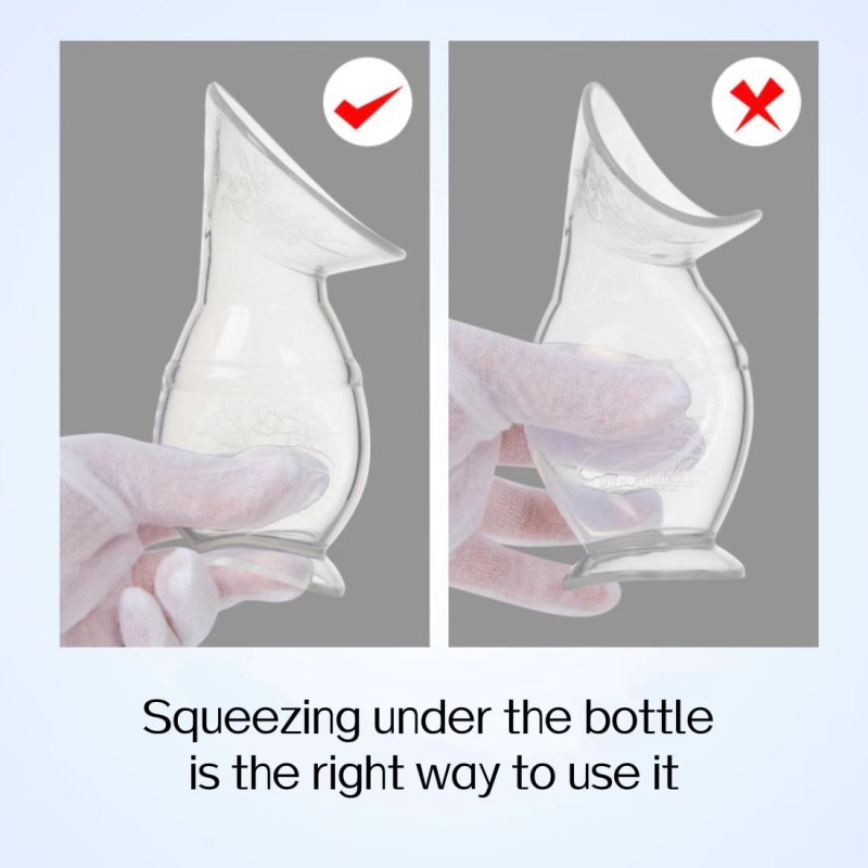 Manual Breast Pump Factory - BPA FREE Silicone Milk Saver