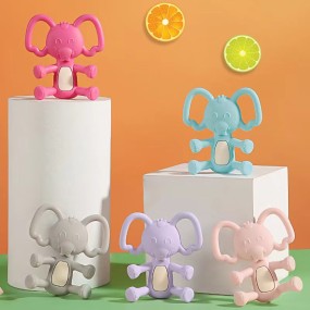 Baby Teether Manufacturer - BPA Free Animal Elephant Shape