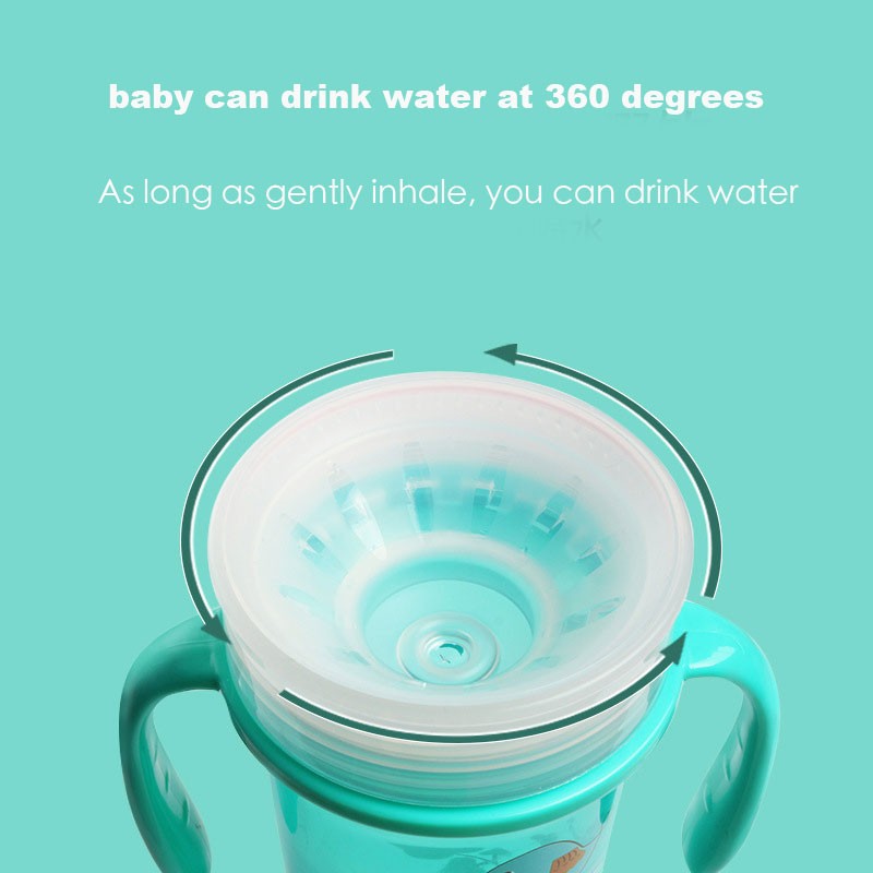 Baby Water Bottle Factory - 210ML 360 Degree Silicone Training