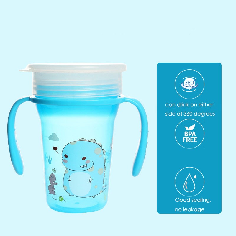 Baby Water Bottle Factory - 210ML 360 Degree Silicone Training