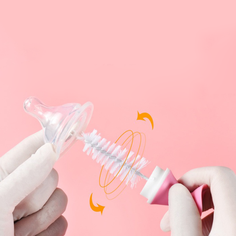 Baby Bottle Brush Manufacturer - Eco-friendly Silicone Long Handle