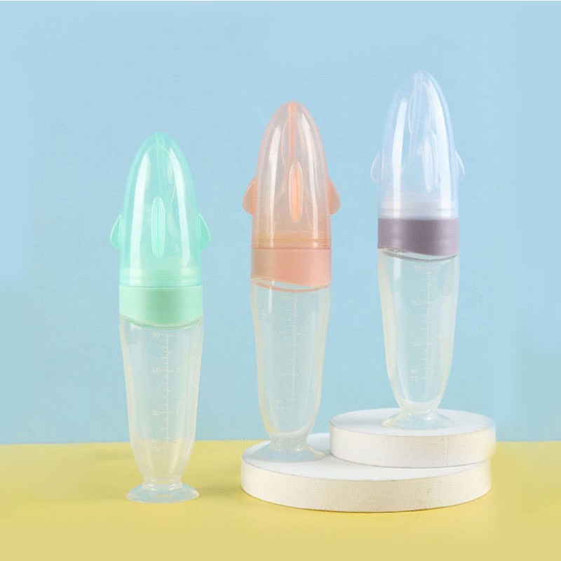 Baby Feeding Bottle Manufacturer - NEW 90ml Safety Silicone Spoon