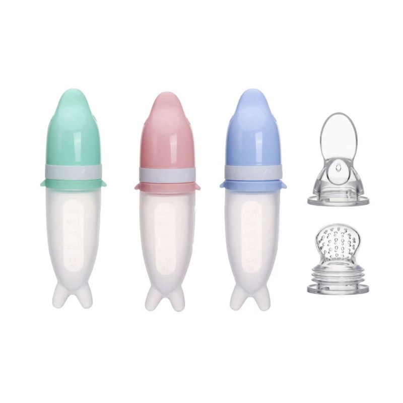 Baby Feeding Bottle Manufacturer - NEW 90ml Safety Silicone Spoon
