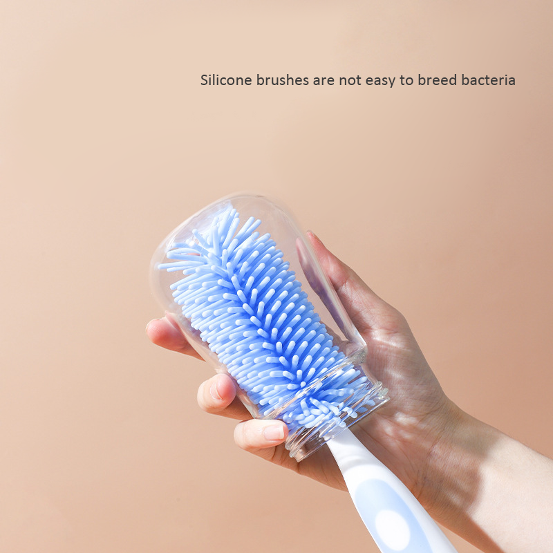 Baby Bottle Brush Manufacturer - Eco-friendly Silicone Long Handle