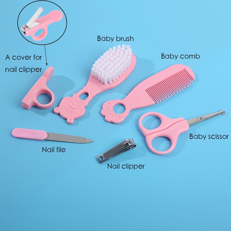 Baby Nail Care Set Manufacturer - 6 in 1 Newborn Hair Brush