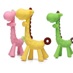 Baby Teething Toys Manufacturer - Food Grade Silicone Giraffe