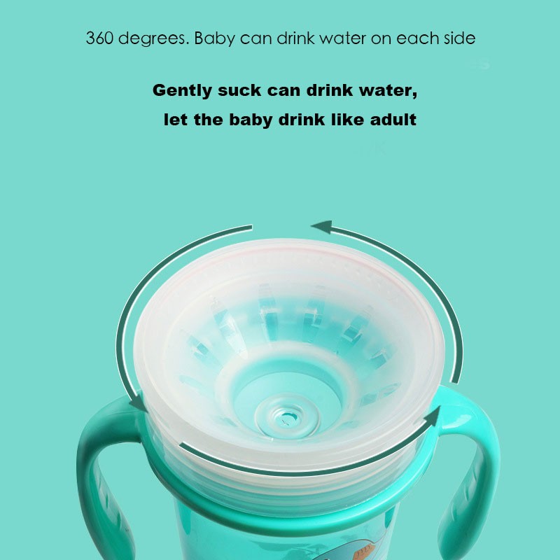 Baby Drinking Cup Factory - 300ML 360 Degree Liquid Silicone