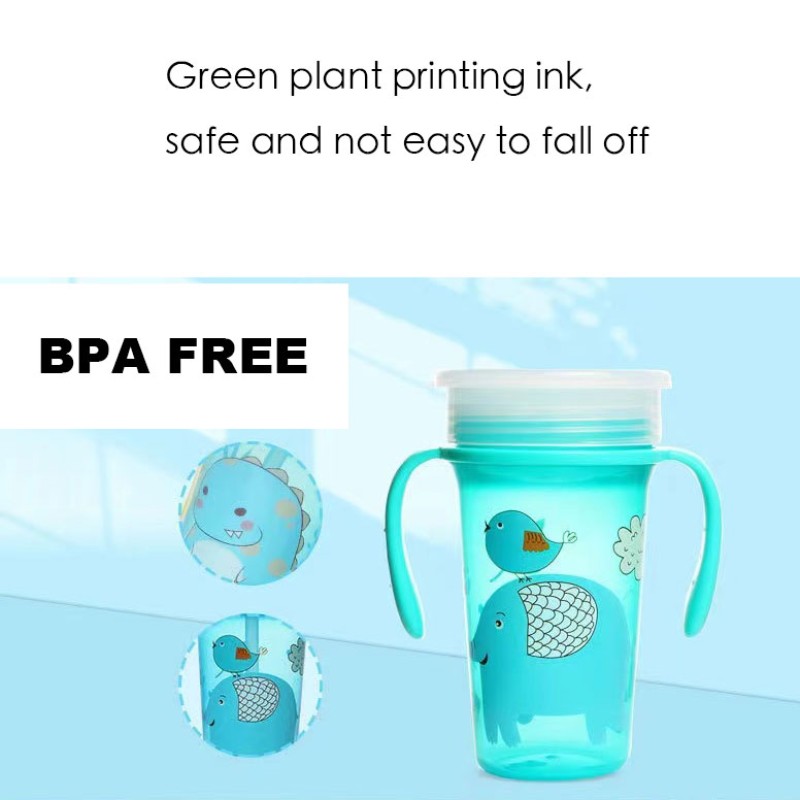 Baby Drinking Cup Factory - 300ML 360 Degree Liquid Silicone