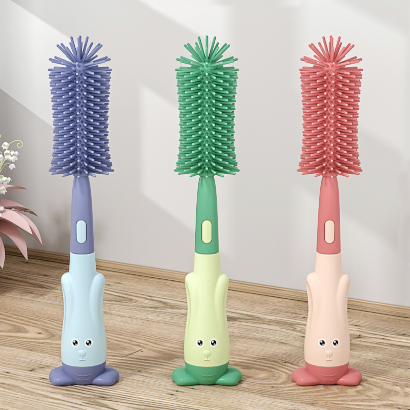 Baby Cleaning Brush Factory - Hot Sell BPA Free Soft Bristle