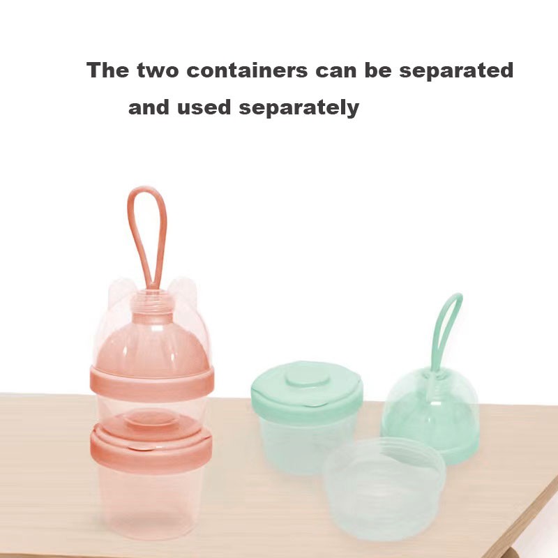 Baby Snack Box Factory - 2 Layers Cartoon Plastic Portable