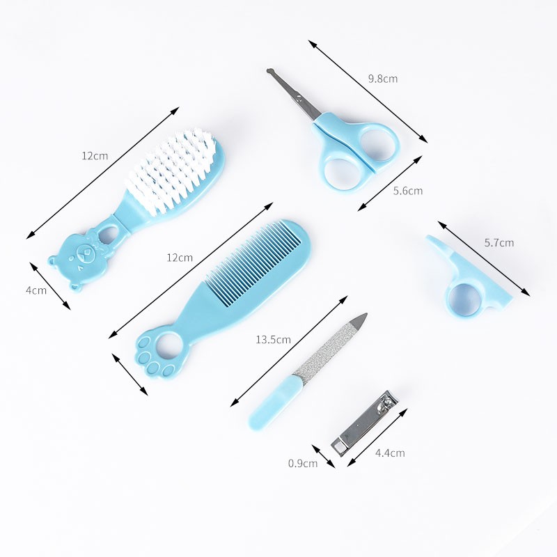 Baby Nail Care Set Manufacturer - 6 in 1 Newborn Hair Brush