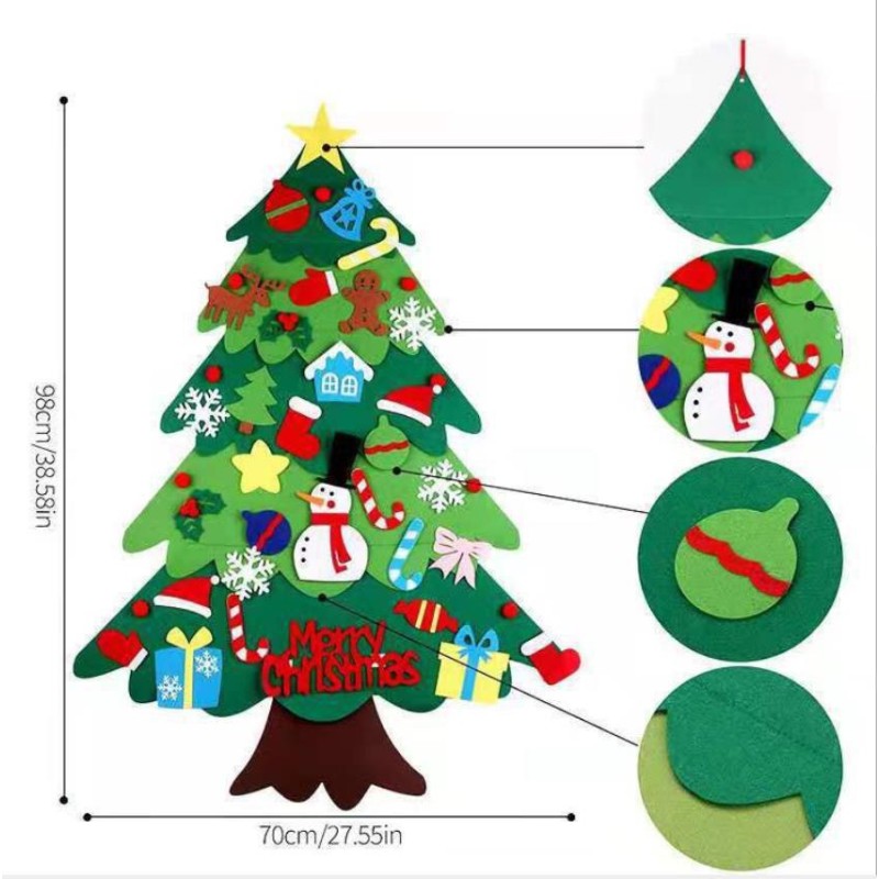 Felt Puzzle Tree Manufacturer - Eco-friendly Christmas Children