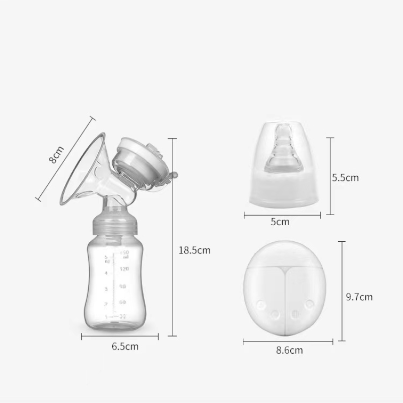 Electric Breast Pump Manufacturer - Portable 150ml Silicone Double