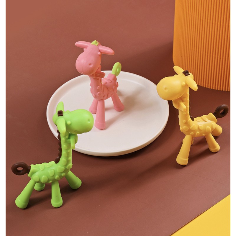 Baby Teething Toys Manufacturer - Food Grade Silicone Giraffe