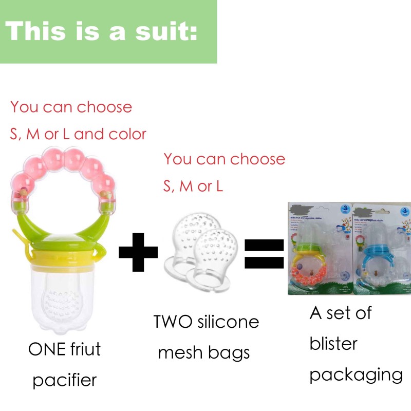 Baby Pacifier Manufacturer - Custom Bulk Rubber Fruit Feeder