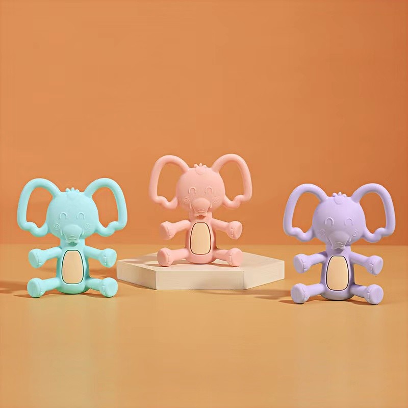 Baby Teether Manufacturer - BPA Free Animal Elephant Shape