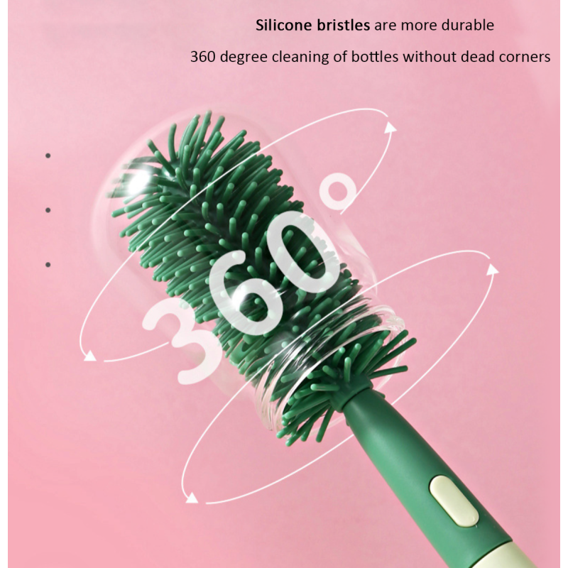 Baby Cleaning Brush Factory - Hot Sell BPA Free Soft Bristle