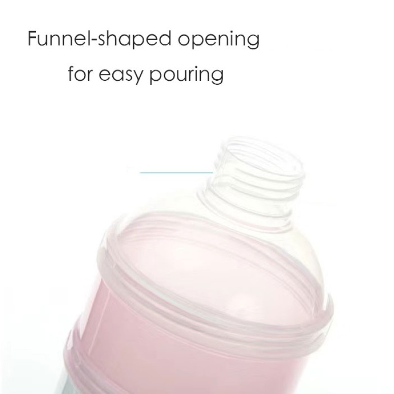 Baby Milk Powder Container Factory - 4 Layer Plastic Colorful