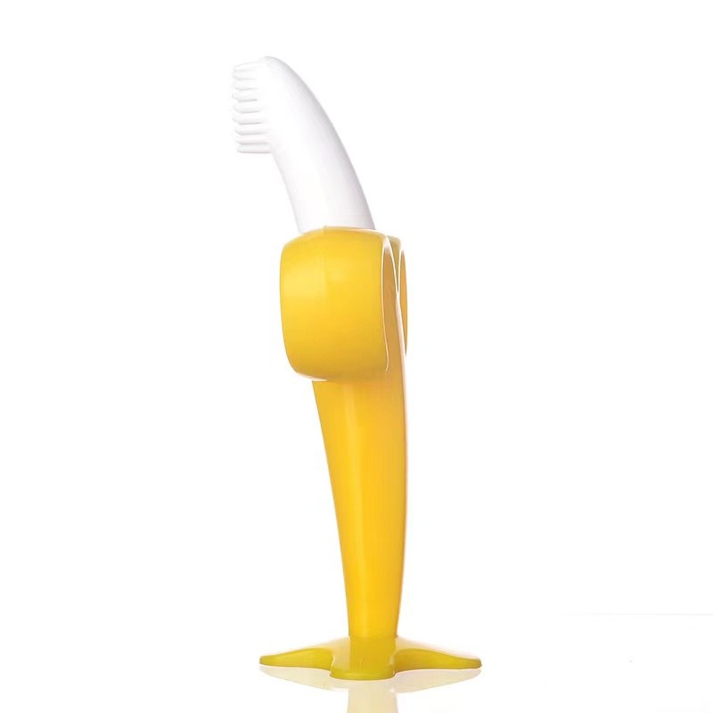 Baby Teether Factory - BPA Free Banana Massaging Toothbrush