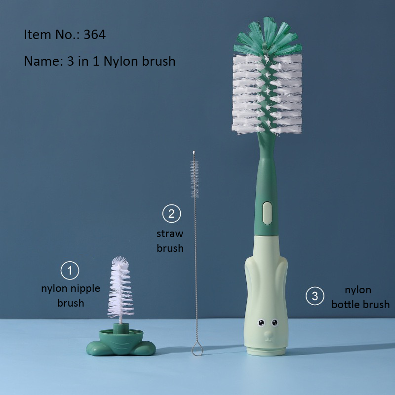 Bottle Brush Factory - 3pcs Nylon Mini Straw Cleaning