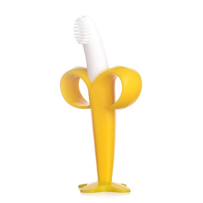 Baby Teether Factory - BPA Free Banana Massaging Toothbrush