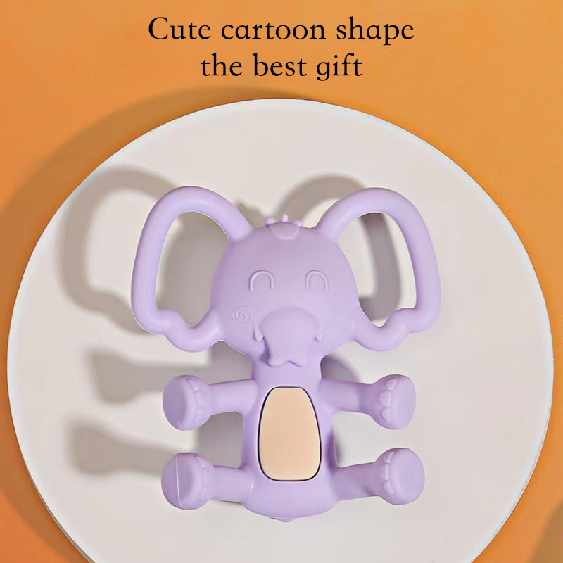 Baby Teether Manufacturer - BPA Free Animal Elephant Shape