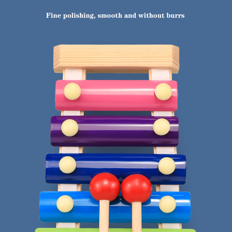 Xylophone Manufacturer - 8 Scales Wood Octave Percussion Instrument