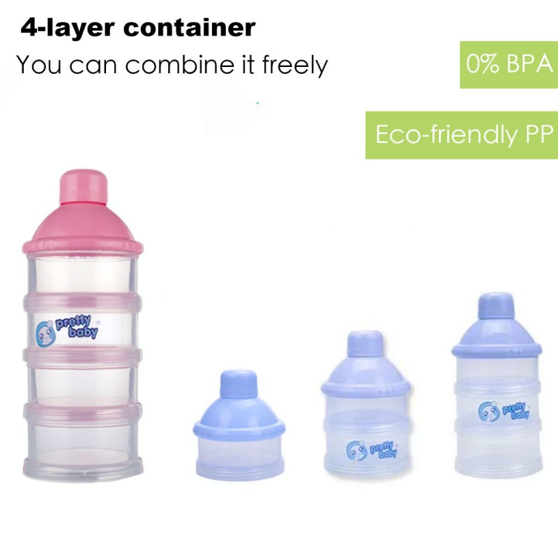 Baby Milk Dispenser Factory - 4 Layers Box Powder Container