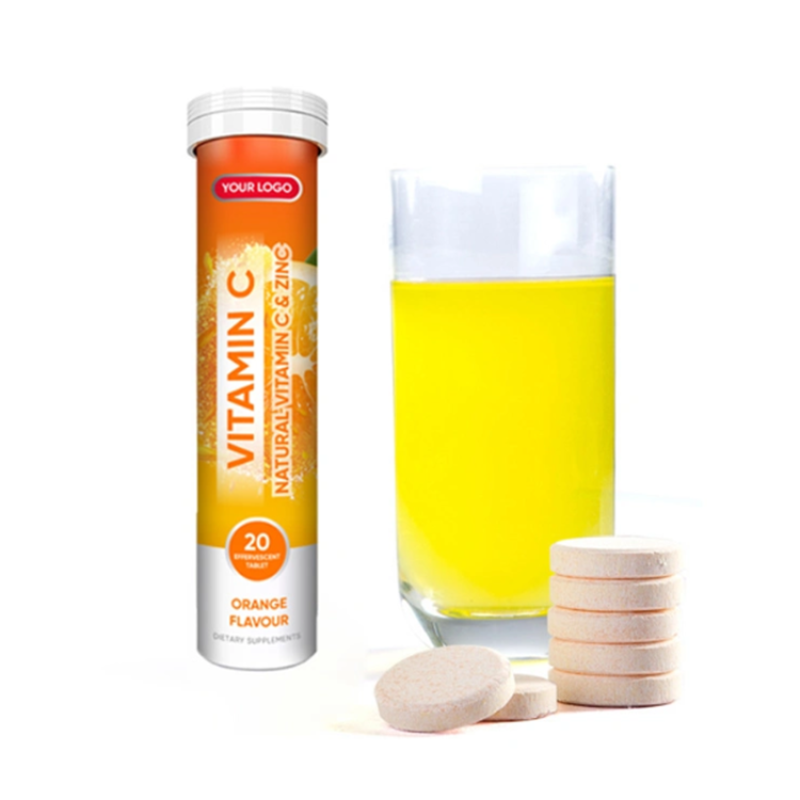 Nutrition Supplement Private Label Effervescent Tablets Vitamin C Tablets