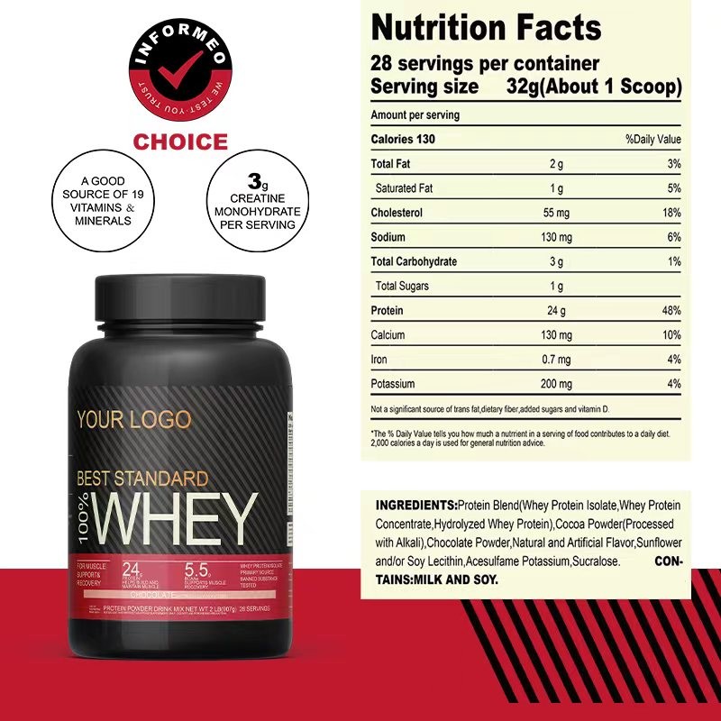 Factory Direct Sale Protein Powder 100% Whey Weight Gain Powder Raw Whey Increase Your Muscle