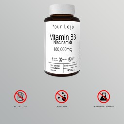 Amazon Hot 1800 mg Nicotinamide Capsules Gluten-Free Premium Beauty Product for Women Pills Dosage Vitamin for Brightening Skin