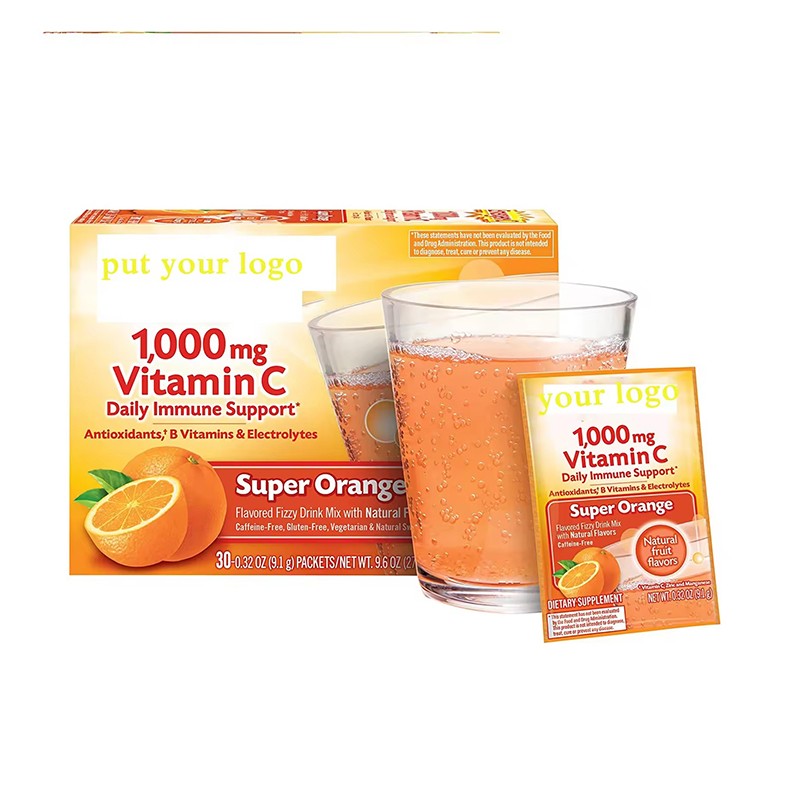 Private Label 1000Mg Vitamin C Instant Powder Fruit Vitamins Vitamin C Drinks