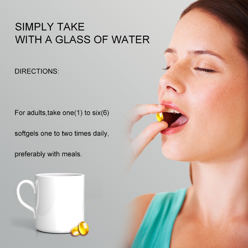 Increase Your Skin Glow High Quality Evening Primrose Softgel 450mg Own Brand Can Be Customized