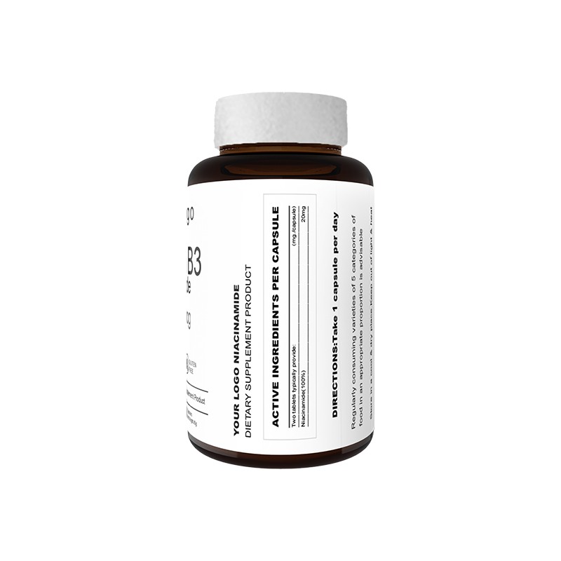 Amazon Hot 1800 mg Nicotinamide Capsules Gluten-Free Premium Beauty Product for Women Pills Dosage Vitamin for Brightening Skin