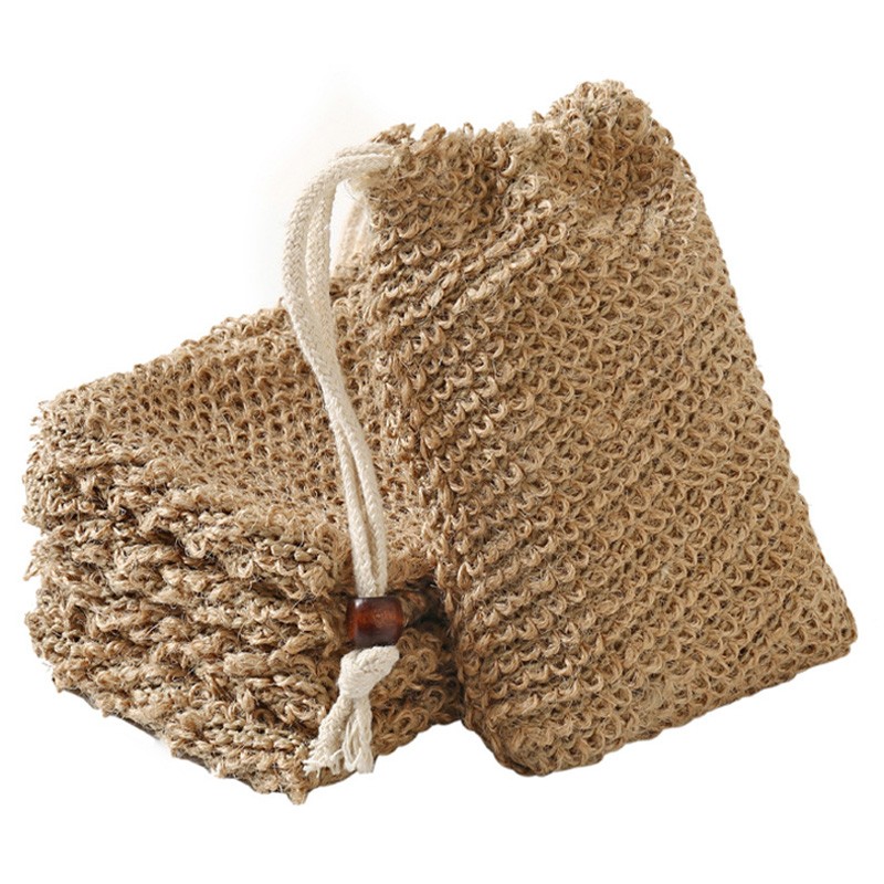 Soap Saver Factory - Cotton Linen Bathing Drawstring Sisal