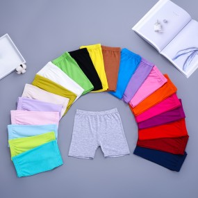 Girls Summer Shorts Manufacturer - Candy Color Soft Modal