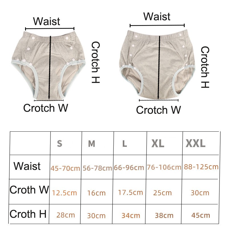 Adult Underwear Manufacturer - Lokeystar Washable Elder Reusable