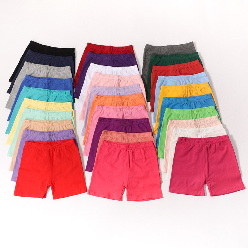 Girls Boxer Pants Factory - Candy Color Cotton Anti-peeping