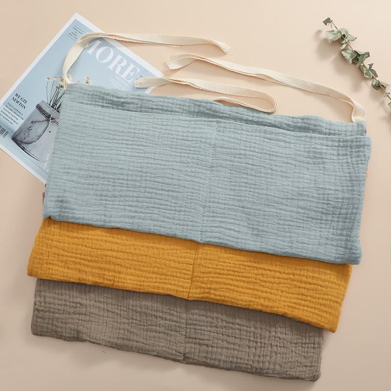 Baby Storage Bag Manufacturer - Double Cotton Bedside Pocket