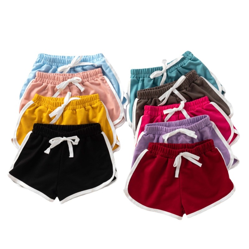 Girls Running Shorts Manufacturer - Summer Athletic Cotton Leisure