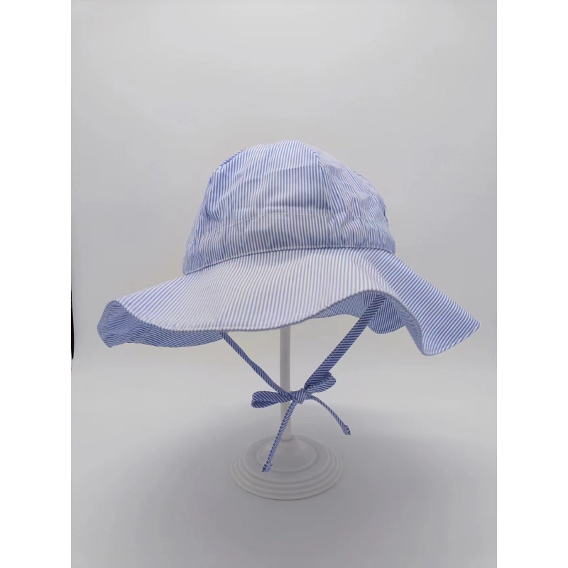 Sun Protection Hat Factory - Stripe Bucket Hats Wide Brim