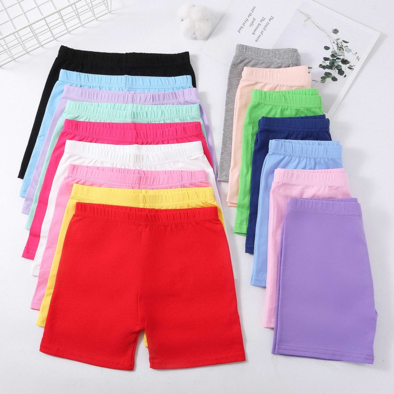 Girls Boxer Pants Factory - Candy Color Cotton Anti-peeping
