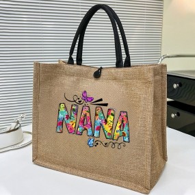 Jute Bags Factory - Blank Burlap Button Lock Heat