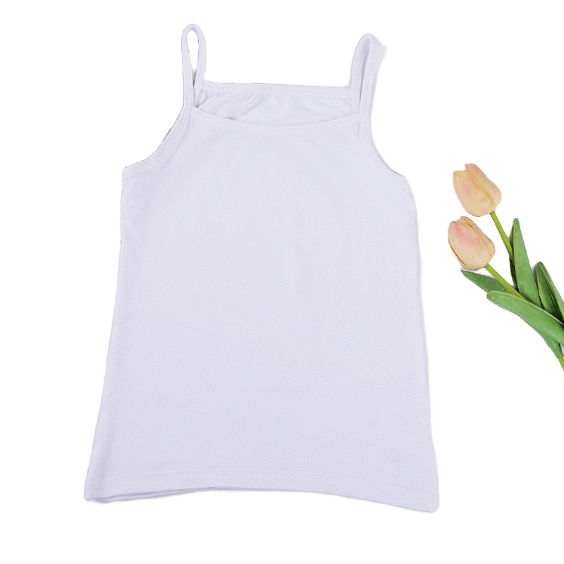 Girls Camisoles Factory - Solid Color Snug Fit Tagless