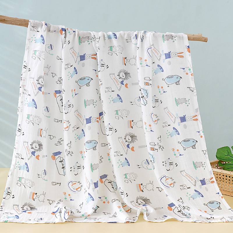 Swaddle Wrap Manufacturer - 110x120cm 2 Layers Unisex Soft