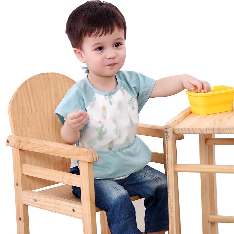 Kids Apron Bibs Manufacturer - Waterproof Bandana Short Sleeves