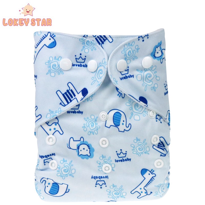 Baby Cloth Diapers Factory - Lokeystar Pink Monkey One Size